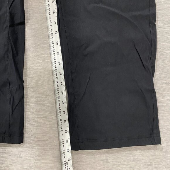 Eddie Bauer Fleece Lined Tech Pants Mens 38 x 30 Black Water Repellent Insulated - Picture 9 of 13